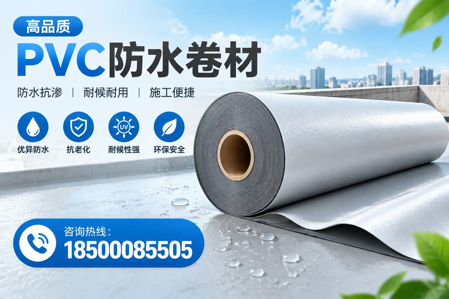 什么是pvc防水卷材?保定消费者需了解的基础知识