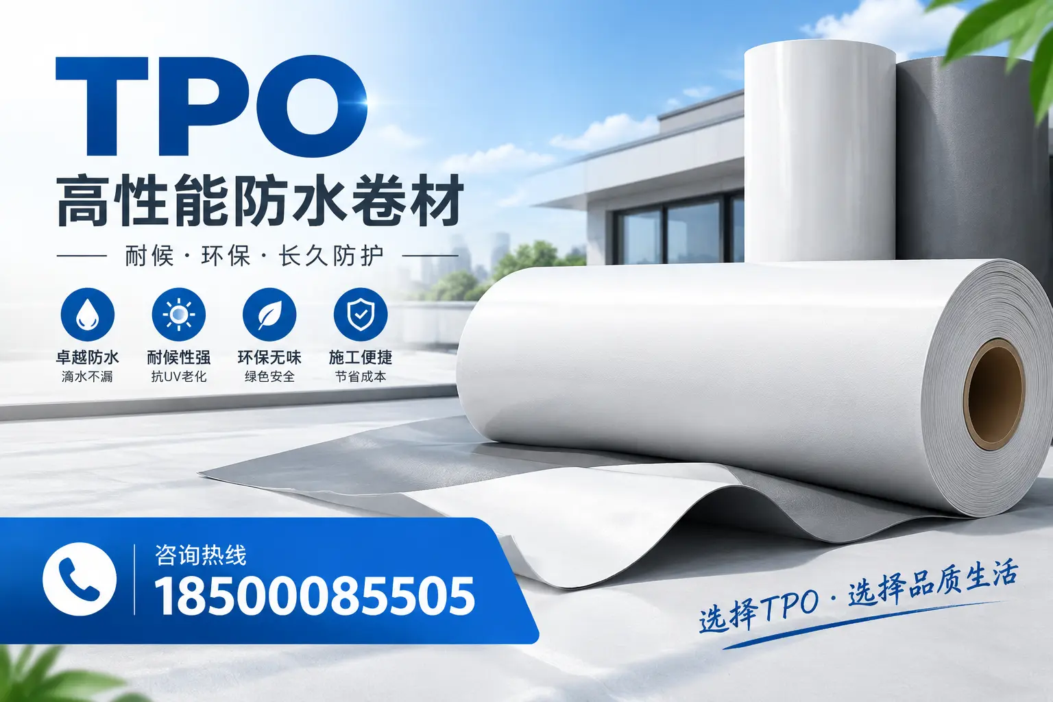 如何在保定实施tpo材料的环保策略
